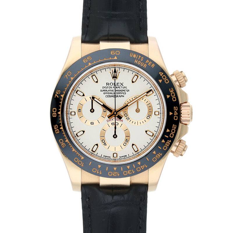 ロレックス ROLEX　116515LN コスモグラフデイトナPGランダム番アイボリー文字盤腕時計(ピンクゴールド×アイボリー 144.16g)【ASK002】【小物】【616052】【中古】bb306#askwatch*B