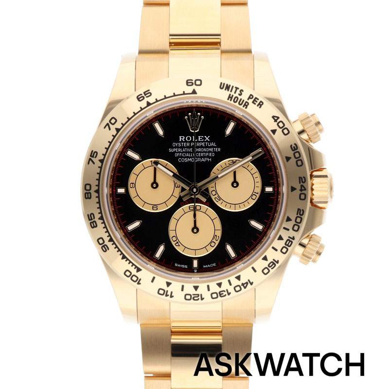 ロレックス ROLEX　126508 コスモグラフデイトナYGランダム品番ブラックシャンパン...