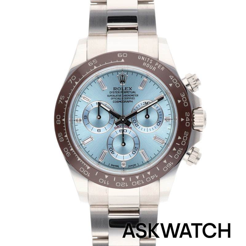 ロレックス ROLEX　116506A コスモグラフデイトナPTランダム品番アイスブルーバケ...