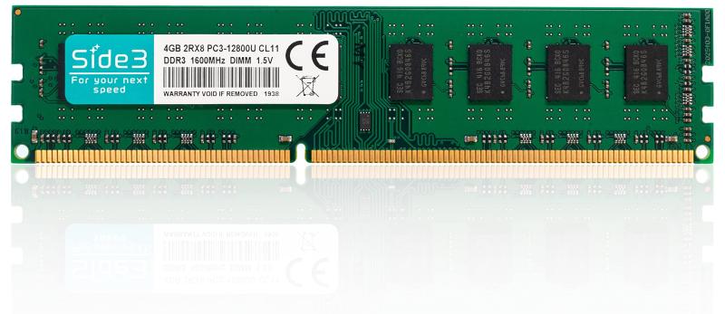 Side3 デスクトップ パソコン メモリ サムスンチップ搭載 DDR3-1600 PC3-12800U