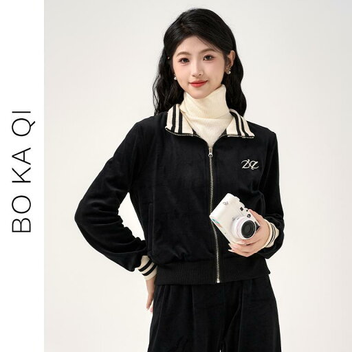 ジャケット トップス レディース ファッション 秋冬 スタンドカラー ジッパー カーディガン ショート 女性 ガーリー カレッジ カジュアル スポーツ ジャケット トップス レディース ファッション 秋冬 スタンドカラー ジッパー カーディガン ショート 女性 ガーリー カレッジ カジュアル スポーツ