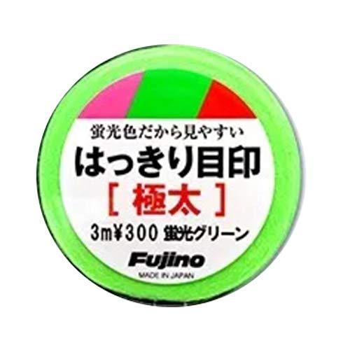 Fujino(フジノ) はっきり目印 極太 3m A-98G 蛍光グリーン Fujino(フジノ) はっきり目印 極太 3m A-98G 蛍光グリーン