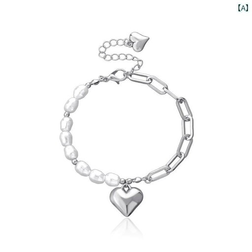 レディース アクセサリー チェーン ビキニ 水着 シンプル 美しい 立体 ピーチ ハート ペンダント ブレスレット 合金 スプライシング パール アイレット レディース アクセサリー チェーン ビキニ 水着 シンプル 美しい 立体 ピーチ ハート ペンダント ブレスレット 合金 スプライシング パール アイレット