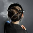 ヘアヘアアクセサリー かんざし ヘアピン 木 頭 モダン 黒檀 髪飾り 髪留め ジュエリー ギフト レトロ おしゃれ チャイナ風 レトロ レディース シンプル ...