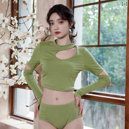 レディース 夏 水着 おしゃれ ビーチ 女性用 セパレート 長袖 日焼け防止 ラウンドネック 魅惑的 露出 ウエスト 三角 ストラップ 胸パッド 休暇用 温泉 旅行 リゾート レジャー レディース 夏 水着 おしゃれ ビーチ 女性用 セパレート 長袖 日焼け防止 ラウンドネック 魅惑的 露出 ウエスト 三角 ストラップ 胸パッド 休暇用 温泉 旅行 リゾート レジャー