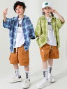 子供 ストリート トレンド ファッション コーデ セットアップ メンズ レディース兼 キッズ 男の子 オーバーサイズ カジュアル 重ね着 ダンサー 衣装 ペアル...