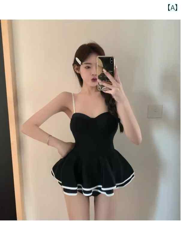 レディース ワンピース スカート 水着 かわいい リゾート ビーチ プール おしゃれ サマーレジャー 女性 魅惑的 ハイエンド 女の子 保守的 お腹 カバー スリム 見せ 韓国 温泉 旅行