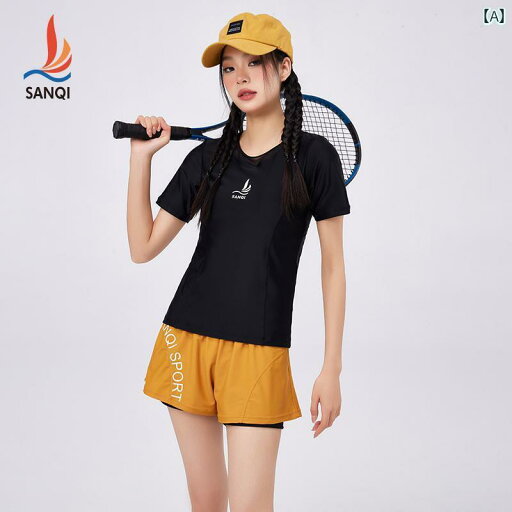 レディース 夏 スポーツ 水着 フィットネス トレーニング 学生 カレッジ 大人 女性 ビーチ 温泉 旅行 リゾート レジャー セパレート スタイル 腹部 カバー スリム 保守的 半袖 ボクサー ブリーフ レディース 夏 スポーツ 水着 フィットネス トレーニング 学生 カレッジ 大人 女性 ビーチ 温泉 旅行 リゾート レジャー セパレート スタイル 腹部 カバー スリム 保守的 半袖 ボクサー ブリーフ