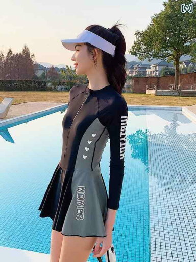 レディース サーフ スーツ スポーツ 水着 ビーチ サマーレジャー ラッシュガード 女性用 長袖 日焼け防止 ワンピース スカート サーフィン ボクサー アングル スリム 温泉 大きいサイズ レディース サーフ スーツ スポーツ 水着 ビーチ サマーレジャー ラッシュガード 女性用 長袖 日焼け防止 ワンピース スカート サーフィン ボクサー アングル スリム 温泉 大きいサイズ