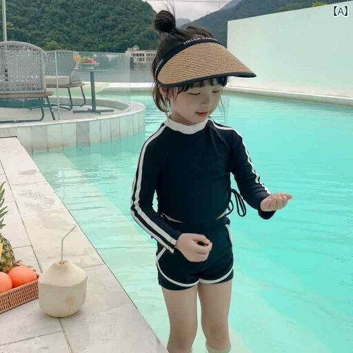 夏 水着 キッズ リゾート プール ビーチ 水泳 水遊び 子供用 スイムウェア ラッシュガード 女の子 韓国 スプリット 長袖 日焼け防止 学生 休暇用 夏 水着 キッズ リゾート プール ビーチ 水泳 水遊び 子供用 スイムウェア ラッシュガード 女の子 韓国 スプリット 長袖 日焼け防止 学生 休暇用