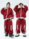 子供 キッズウェア ジュニア ストリート ファッション ダンス パフォーマンス 衣装 ヒップホップ おしゃれ 長袖 セットアップ ゆったり クール ユニーク か...