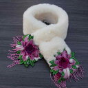 スカーフ おしゃれ ファッション アクセサリー 暖かい エスニック 刺繍 花 秋冬 防風 伝統 防風 柔らか プレゼント 韓国 フラワー タッセル フリンジ