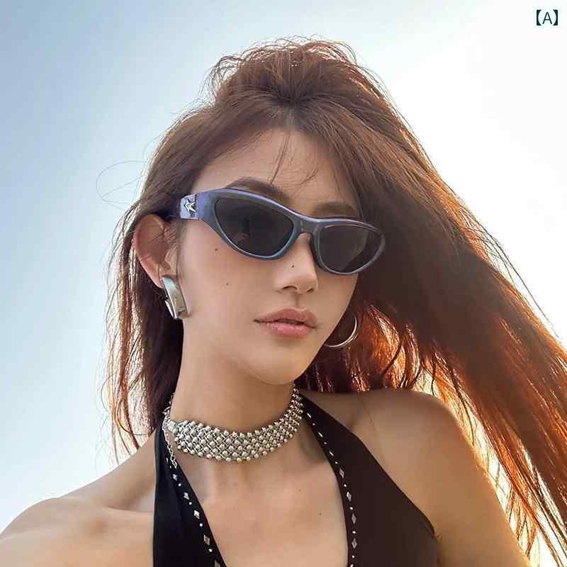 メンズ レディース サングラス おしゃれ 未来 テクノロジー センス パンク ストリート 抗 UV 機能 レトロ