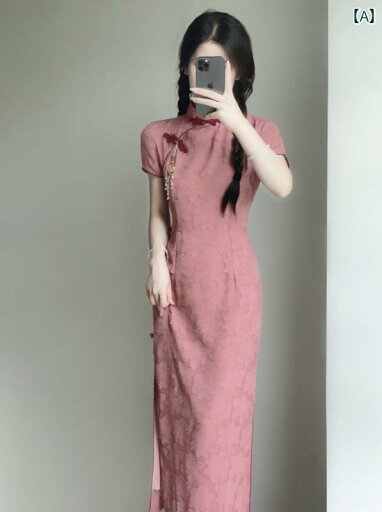 レディース 夏 チャイニーズ スタイル ワンピース おしゃれ 上品 婦人服 中華風 民族風 レトロ チャイナ ドレス 子供 半袖 女性 ハイエンド ロング スカート レディース 夏 チャイニーズ スタイル ワンピース おしゃれ 上品 婦人服 中華風 民族風 レトロ チャイナ ドレス 子供 半袖 女性 ハイエンド ロング スカート