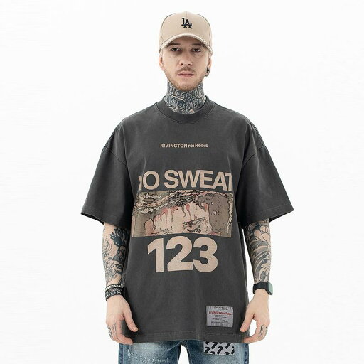 Tシャツ 半袖 夏 ゆったり アメリカン ストリート スケーター メンズ カジュアル シャツ おしゃれ オーバーサイズ 123 プリント オーバー サイズ ウォッシュ加工 ダメージ加工 Tシャツ 半袖 夏 ゆったり アメリカン ストリート スケーター メンズ カジュアル シャツ おしゃれ オーバーサイズ 123 プリント オーバー サイズ ウォッシュ加工 ダメージ加工