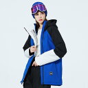 スノーボードウェア ジャケット トップス ユニセックス 韓国 ジッパー フード オーバーサイズ アクセントポケット アウトドア ウィンタースポーツ 防水 通気性 耐摩耗 暖かい メンズ レディース