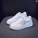 春夏 韓国 メッシュ レディース シューズ 快適 通気性 軽量 滑りにくい 厚 レースアップ スポーツ カジュアル