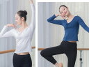 クラシック ダンストップス 夏 ボディ トレーニング 服 レディース モダンダンス服 大人 レディース 半袖 バレエ 練習服