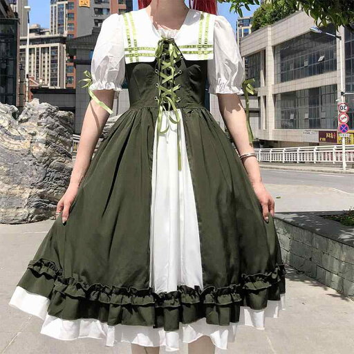 ロリータ ドレス ガール 半袖 レース スカート スリム レディース フェア 衣料品 夏 レディース ロリータ ドレス ガール 半袖 レース スカート スリム レディース フェア 衣料品 夏 レディース