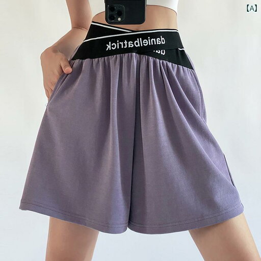 フィットネス ガール レター ドレープ スポーツ パンツ ハイウエスト 夏 薄手 ランニング ヨガ ショーツ フィットネス ガール レター ドレープ スポーツ パンツ ハイウエスト 夏 薄手 ランニング ヨガ ショーツ