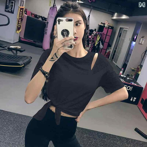フィットネス 女の子 スリム スポーツ トップス ゆったり ランニング トレーニング ストレッチ Tシャツ ヨガ ウェア 半袖 夏 フィットネス 女の子 スリム スポーツ トップス ゆったり ランニング トレーニング ストレッチ Tシャツ ヨガ ウェア 半袖 夏