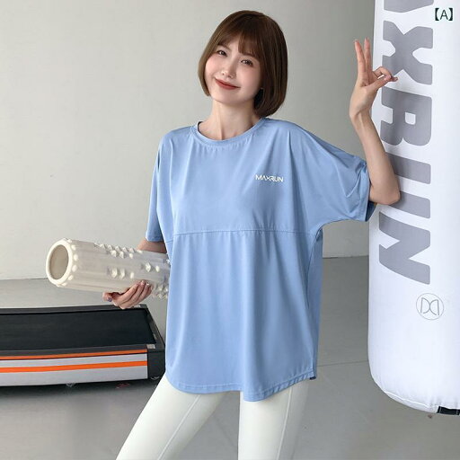 スポーツ カジュアル トップス レディースゆったり 夏 薄手 速乾 Tシャツ 大きめサイズ ランニング フィットネス 半袖 スポーツ カジュアル トップス レディースゆったり 夏 薄手 速乾 Tシャツ 大きめサイズ ランニング フィットネス 半袖