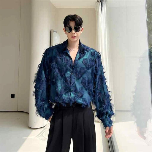 シャツ 長袖 トップス ポインテッドカラー オールシーズン レジャー メンズ 春夏 ファッション シャツ 長袖 トップス ポインテッドカラー オールシーズン レジャー メンズ 春夏 ファッション