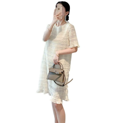 マタニティ 夏ドレス レディース 半袖 トップス 夏 薄手 ママ ゆったり 大きめサイズ スカート ラウンドネック ミモレ丈 マタニティ 夏ドレス レディース 半袖 トップス 夏 薄手 ママ ゆったり 大きめサイズ スカート ラウンドネック ミモレ丈
