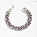 ブレスレット 韓国 クール メンズ カップル ブレスレット ヒップ ホップ ピンク シンプル レディース ハンド アクセサリー オールシーズン リング