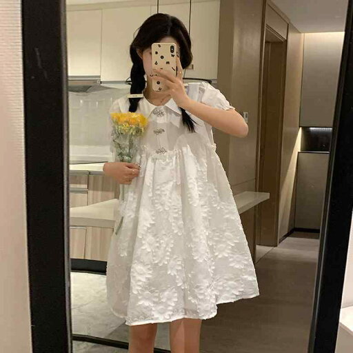 マタニティ 夏 ファッション 薄手 半袖 人形 襟 パフ スカート 夏 韓国 アウター ドレス 小柄 ミモレ丈 妊婦 ファッション マタニティ 夏 ファッション 薄手 半袖 人形 襟 パフ スカート 夏 韓国 アウター ドレス 小柄 ミモレ丈 妊婦 ファッション