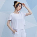 フィットネス トップス レディース 夏 スリム 通気性 魅惑 ヨガ 半袖 ランニング フィットネスウェア Tシャツ レディース