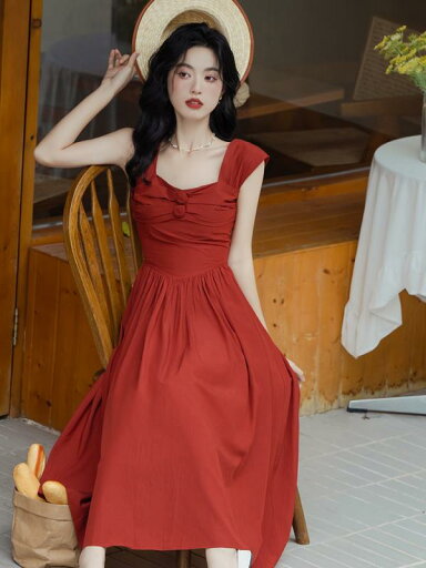 ワンピース ドレス レディース 婦人服 ロング丈 レトロ 夏 タイト ノースリーブ バーガンディィ ボルドー かわいい ワンピース ドレス レディース 婦人服 ロング丈 レトロ 夏 タイト ノースリーブ バーガンディィ ボルドー かわいい