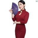 チャイナ ドレス 大人 上品 シンプル 華やか きれいめ パーティ ウェディング セレモニー レディース 夏