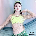 ベリーダンス 衣装 エキゾチック エスニック ステージ パフォーマンス トップス スカート セクシー ゴージャス 華やか 夏