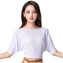 ベリーダンス セクシー トップス 夏 秋 練習着 スリーブ レディース レディース ポリエステル トレーニングウェア