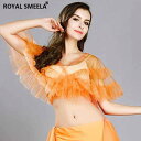 ベリーダンス 服 レディース トップス メッシュ 魅惑 練習服 ショール 半袖 夏 オリエンタル ダンス 服 初心者
