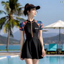 水着 ワンピース スイムウェア レディース 夏 海 プール ビーチ 海水浴 レジャー マリンスポーツ 体型カバー