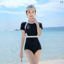体型カバー 水着 ワンピース スイムウェア レディース 夏 海 プール ビーチ 海水浴 レジャー マリンスポーツ 体型カバー