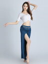 レディース ダンサー コスチューム ダンス 衣装 春夏 ベリーダンス 練習着 服 大きめサイズ パフォーマンス ジャケット スーツ モーダル 白 スカート