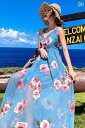 リゾートドレス エキゾチックドレス 夏ドレス ホリデードレス 夏 ロングドレス 旅行 休日 ヴァカンス 写真撮影 エキゾチック エレガント フェミニン レディース(4)
