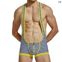 メンズ パンツ シングレット スポーツ ジャンプ スーツ クラシック ワンピース ストライプ ベスト ヨガ 水泳 ランニング フィットネス 衣類