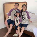 ファミリー コーデ レディース メンズ カップル ファッション ペアルック 親子 お揃い リゾート 旅行服 家族写真 コーデ カジュアル Tシャツ 夏