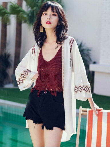 レディース ファッション 夏 海辺 ビーチ 休暇 アウターウェア 日焼け防止 服 刺繍 カーディガン スーパー フェアリー レトロ ショール 快適 シャツ 薄手 ジャケット ファッション レディース ファッション 夏 海辺 ビーチ 休暇 アウターウェア 日焼け防止 服 刺繍 カーディガン スーパー フェアリー レトロ ショール 快適 シャツ 薄手 ジャケット ファッション