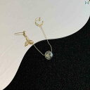 レディース タッセル アクセサリー チェーン ピアス かわいい エレガント フィッシュ テール 象嵌 ジルコン イヤリング イヤー カフ ワンピース 製