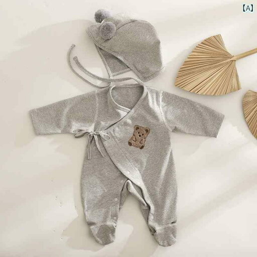 新生児 服 春秋 季節 満月 モンク スーツ 長袖 ワンピース クロール 新生児 服 春秋 季節 満月 モンク スーツ 長袖 ワンピース クロール