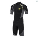 ウェット スーツ サーフウェア メンズ レディース ファッション 夏 夏 スイム ウェア 水着 ウェット ワンピース 水泳 防寒 半袖