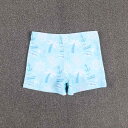 キッズ 子供 かわいい 女の子 男の子 単品 水泳パンツ 夏 日焼け防止 速乾 子供 スイミングパンツ 海水浴 プール ライトブルー