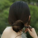 ヘアヘアアクセサリー かんざし ヘアピン 木 頭 髪飾り 髪留め 黒檀 手彫り 大人式 母の日 ギフト レトロ おしゃれ モダン チャイナ風 レトロ レディース...
