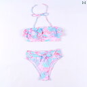 レディース レディース 胸パット ワイヤーし 水着 夏 ガール バンドゥ 三角 ビキニ 上下セット 魅惑 日焼け防止 カジュアル かわいい