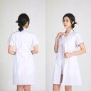 白衣 半袖 女医 作業着 夏 薄手 学生 ナース 制服 長袖 メンズ 歯科医 医者 教師 学校 研究室 シンプル